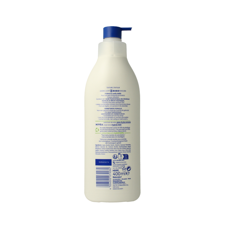 Nivea Express bodylotion met pomp 400 Milliliter
