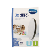 Brita BRITA waterfilterpatroon MicroDisc 3-Pack 3.00 Stuks
