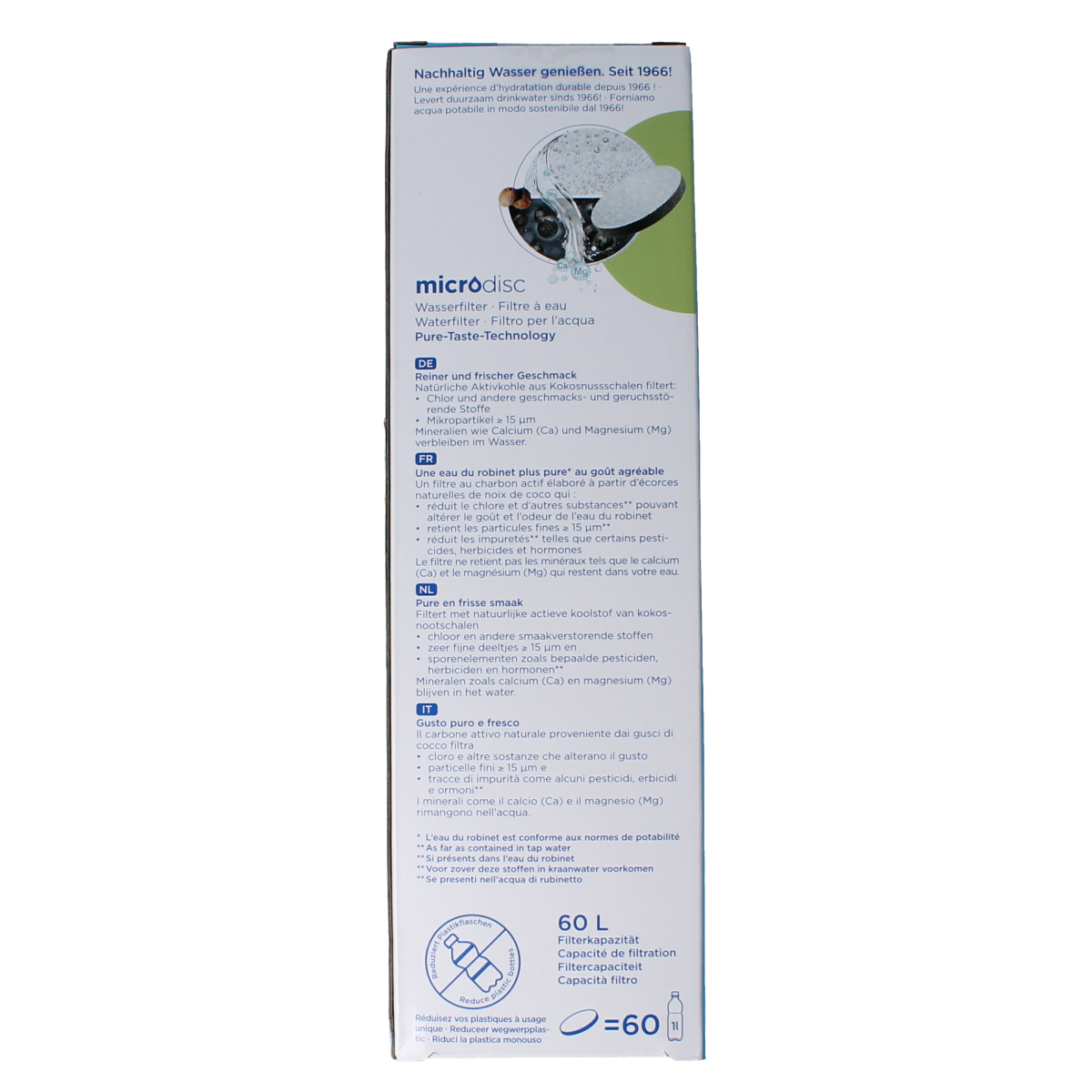 Brita BRITA waterfilterfles lightgreen 3.00 Stuks