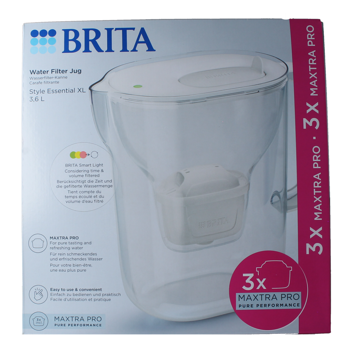 Brita Waterfilterbundel Style Essential XL white 4.00 Stuks
