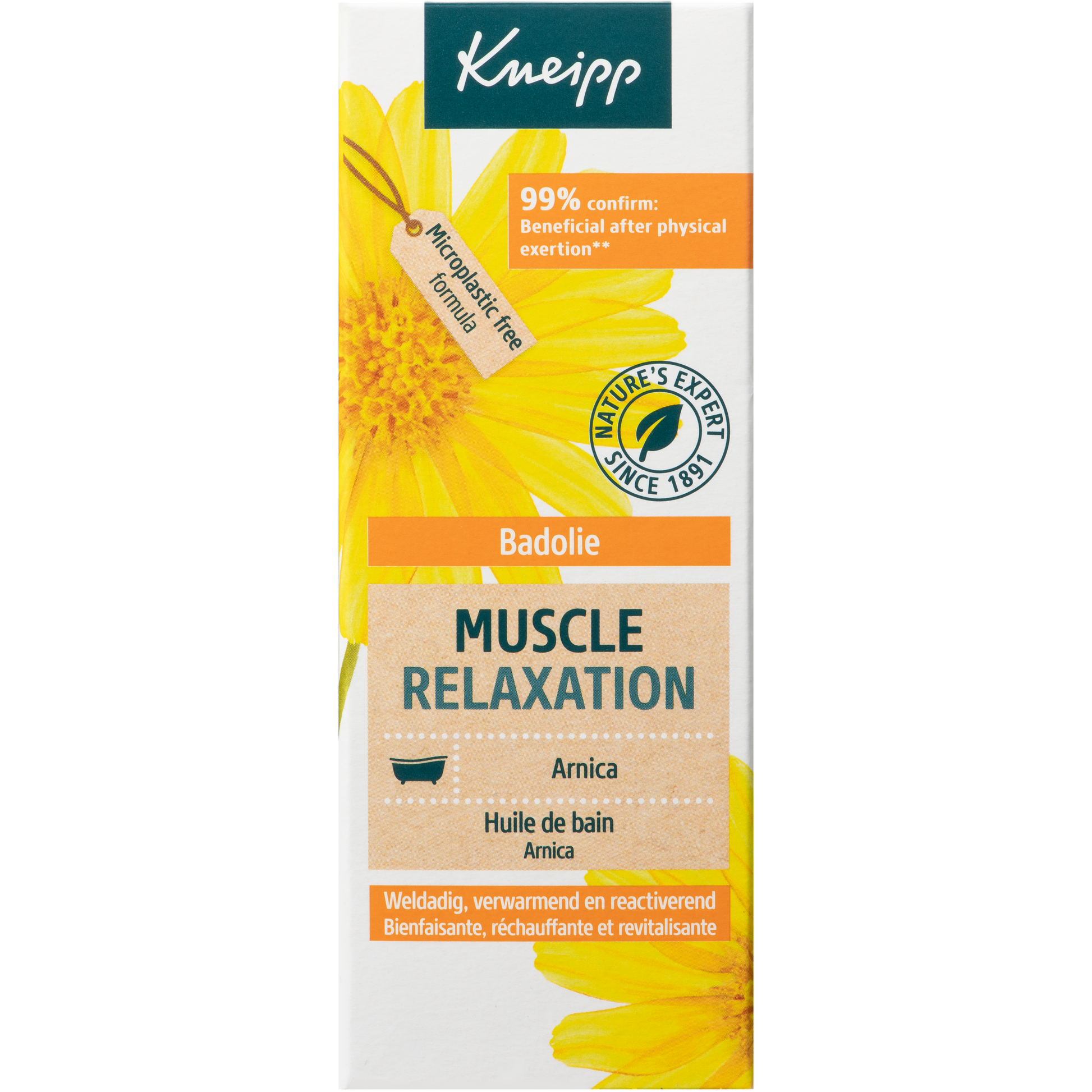 Kneipp Muscle relaxation arnica badolie 100 Milliliter