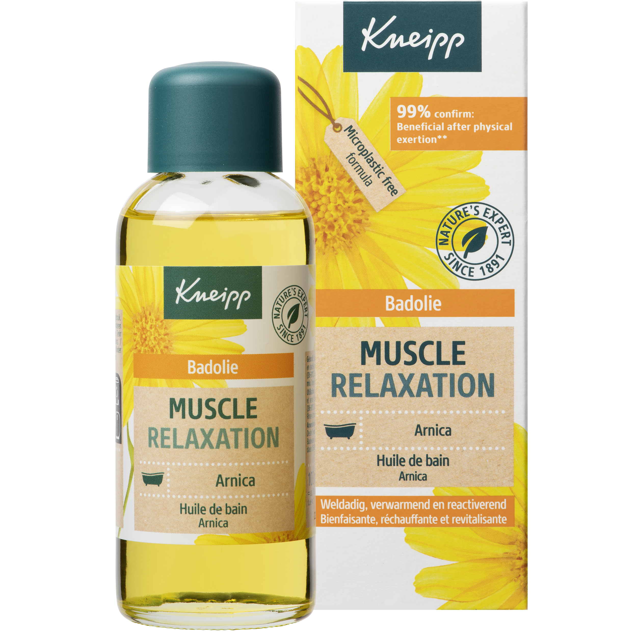 Kneipp Muscle relaxation arnica badolie 100 Milliliter
