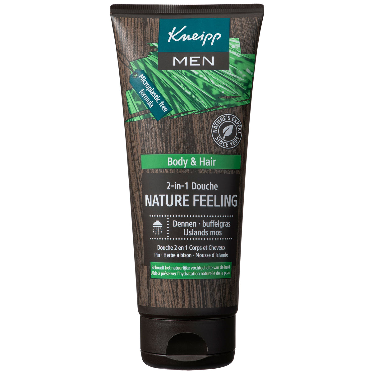 Kneipp 2-in-1 Men Douchegel & Shampoo Nature Feeling 200.00 Milliliter