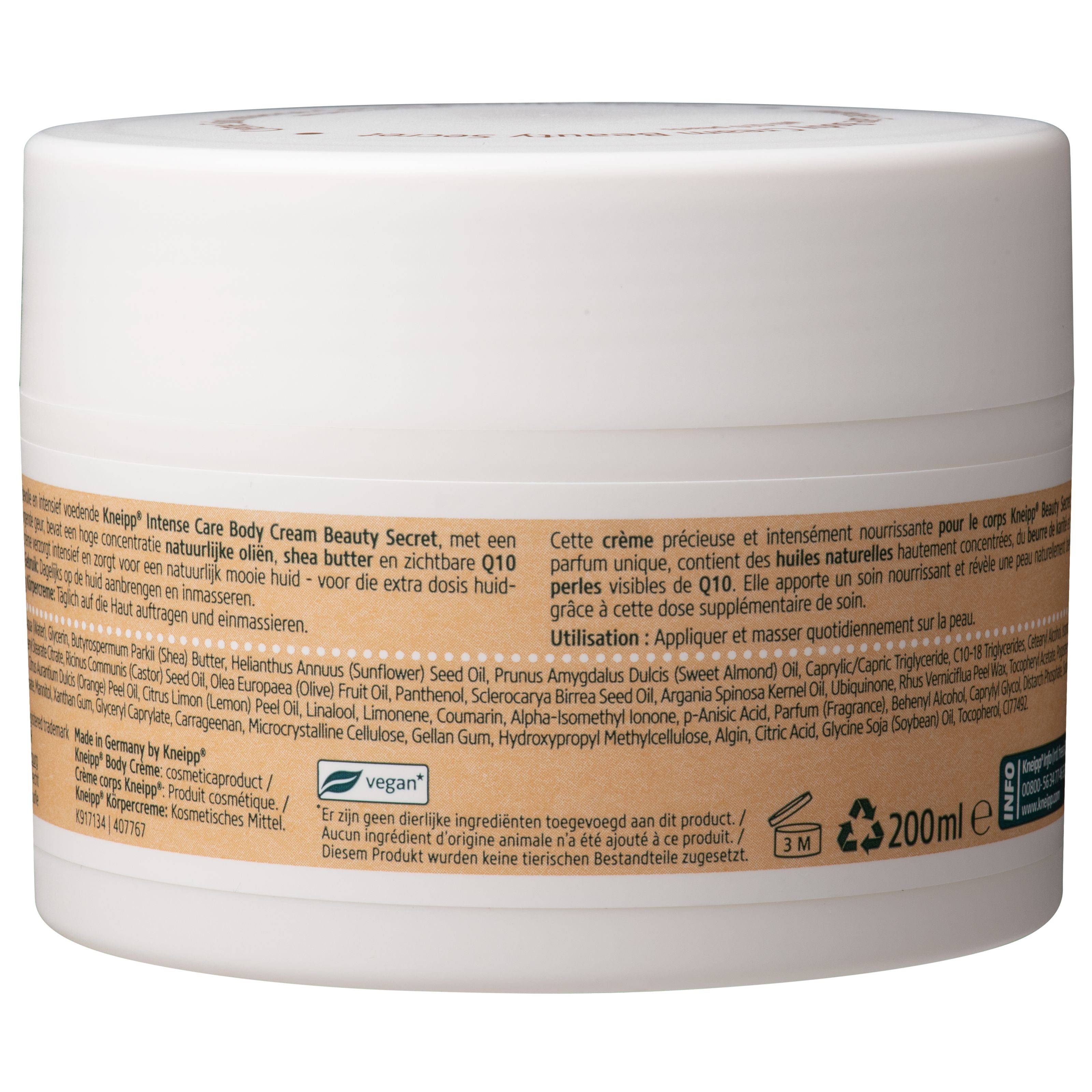 Kneipp Beauty secret bodycreme 200 Milliliter