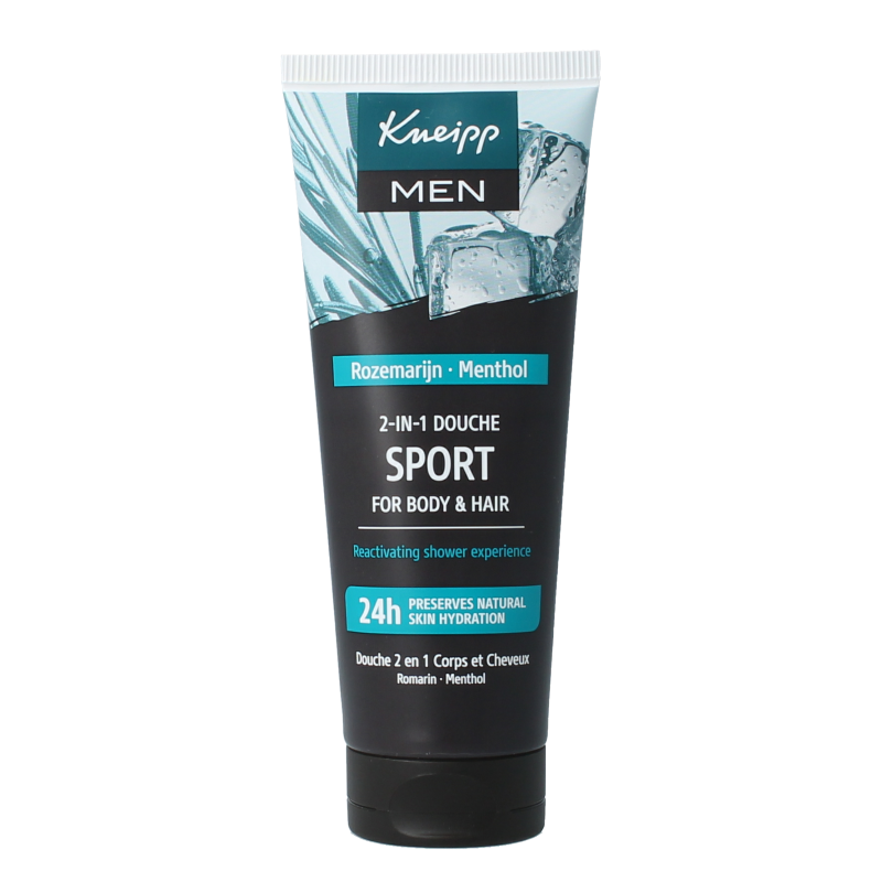 Kneipp Douche men 2 in 1 sport mini 75 Milliliter