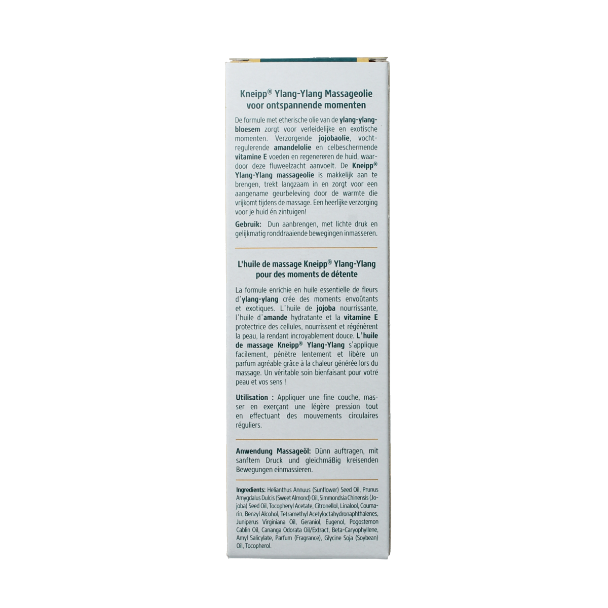 Kneipp Massageolie ylang ylang 100.00 Milliliter