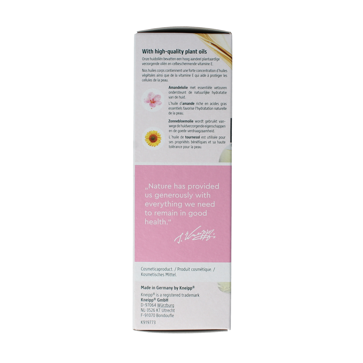 Kneipp Huidolie Soft Skin 100.00 Milliliter