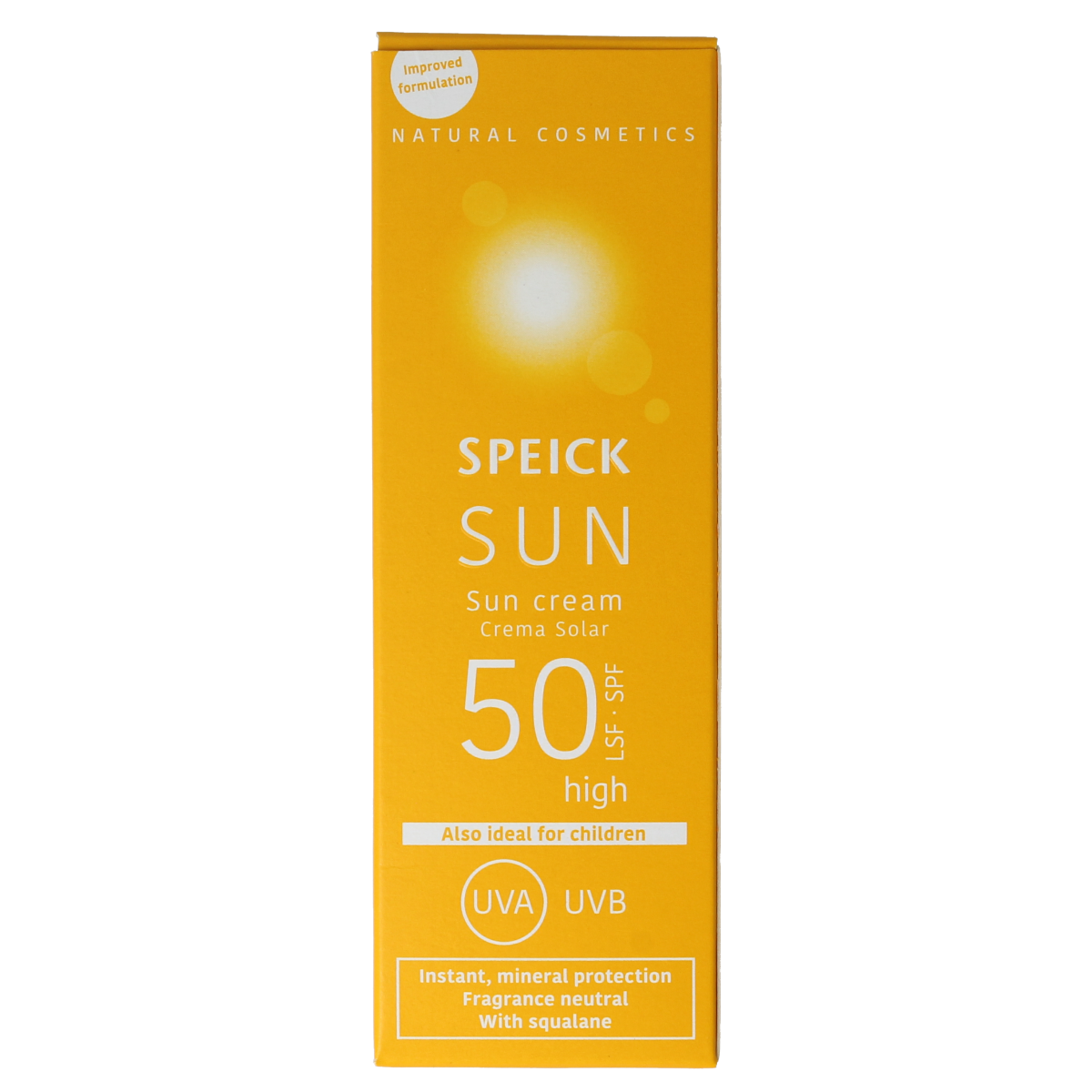 Speick Sun zonnecreme factor 50 bio 60.00 Milliliter