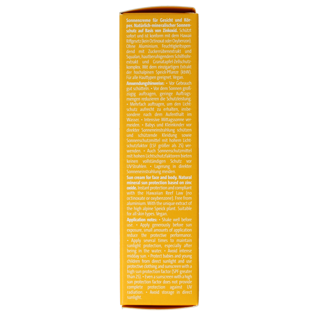 Speick Sun zonnecreme factor 50 bio 60.00 Milliliter