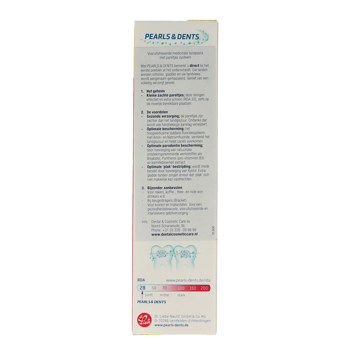 DCC Pearls en dents medicinale tandpasta 100.00 Milliliter