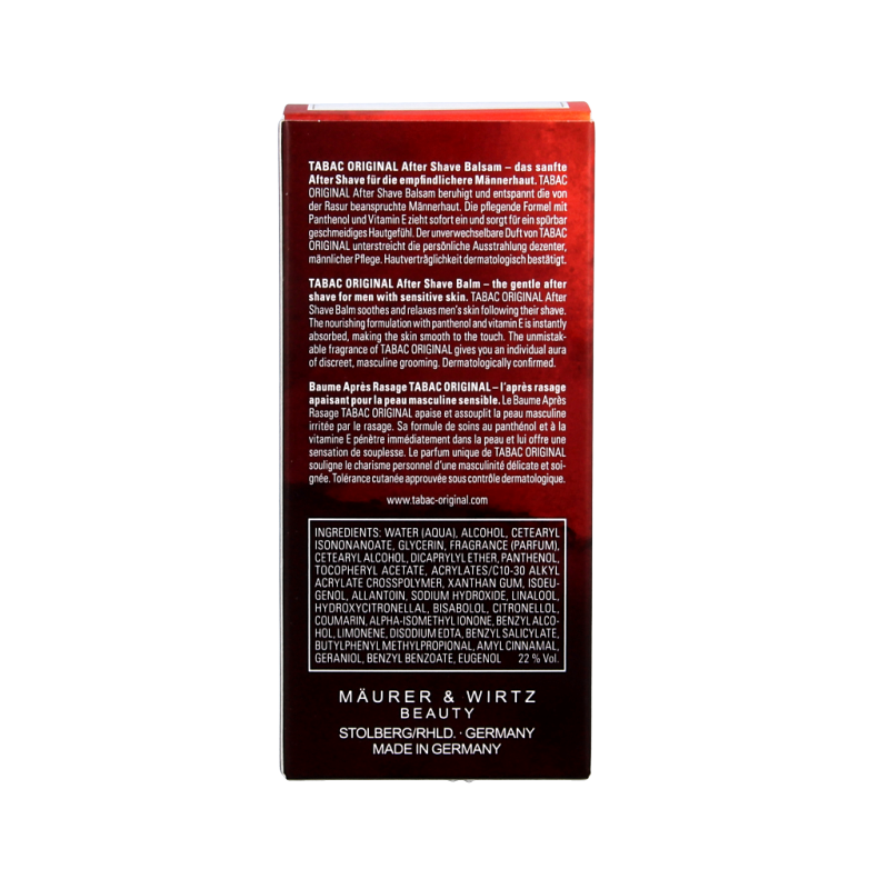 Tabac Original caring soft aftershave balm 75 Milliliter