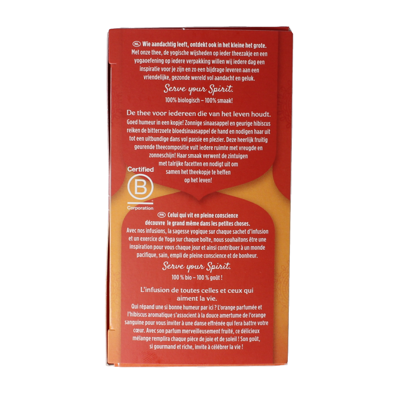 Yogi Tea tangy blood orange bio 17 Zakjes