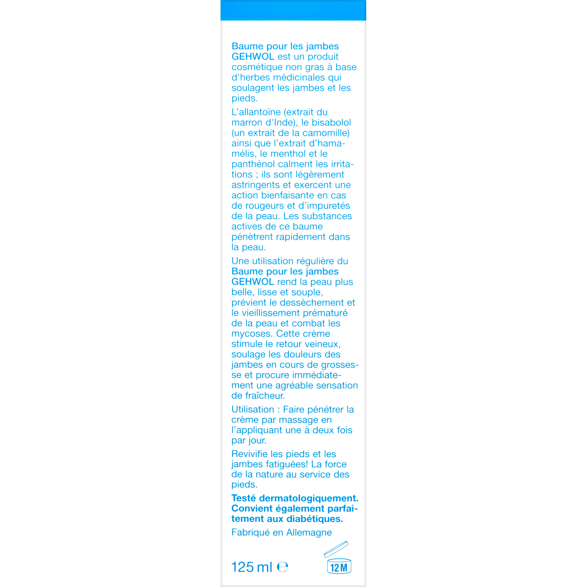 Gehwol Been balsem 125.00 Milliliter