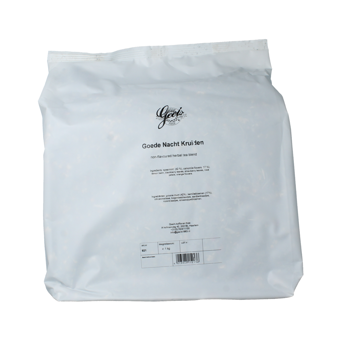 Geels Goede nacht thee 1.00 Kilogram