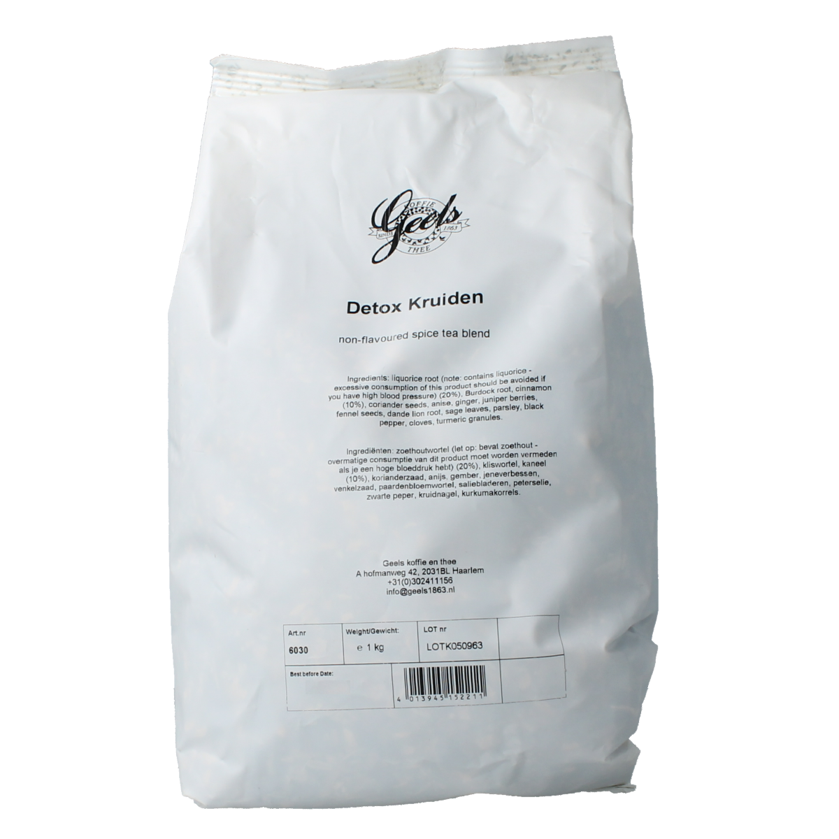 Geels Detox kruiden 1.00 Kilogram