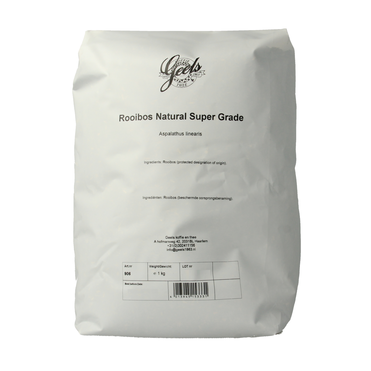 Geels Rooibos naturel super grade 1.00 Kilogram