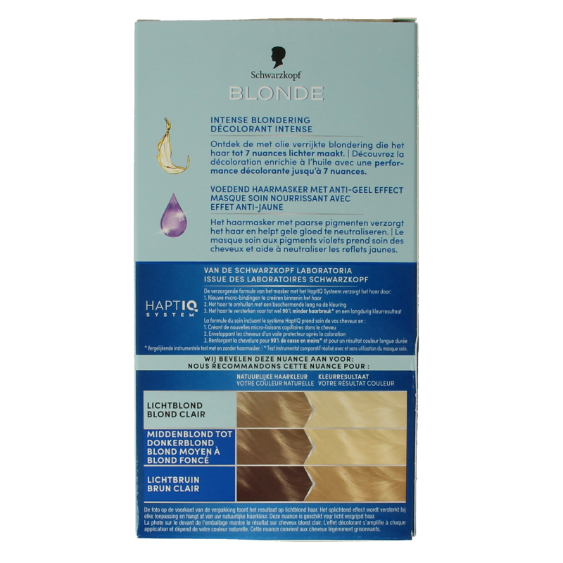 Schwarzkopf Blonde haarverf intensive blond super L1  1 Set