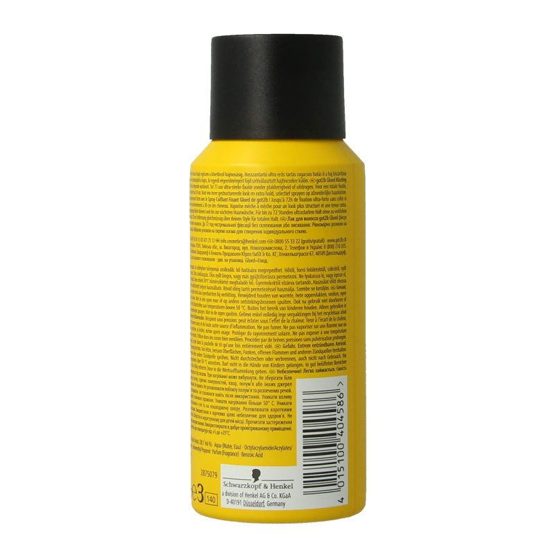 Got2b Glued blasting freeze hairspray mini  100 Milliliter