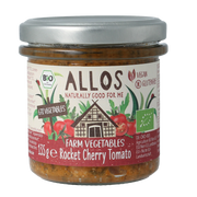 Allos Farm vegetables rucola & kerstomaat bio 135 Gram