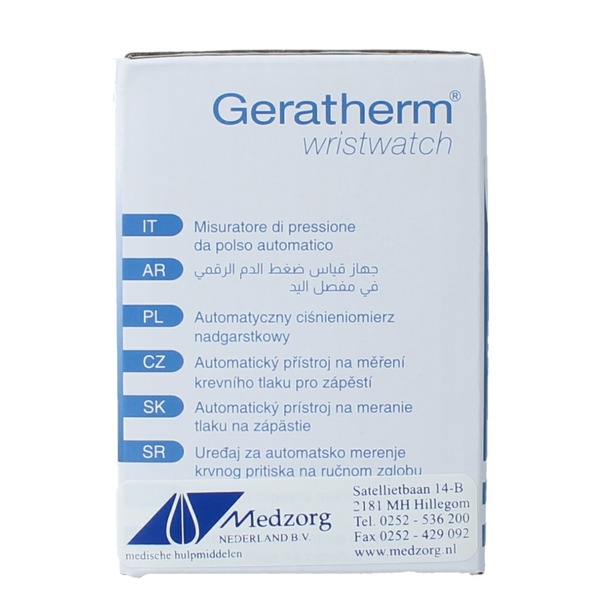 Geratherm Wristwatch bloeddrukmeter pols 1.00 Stuks