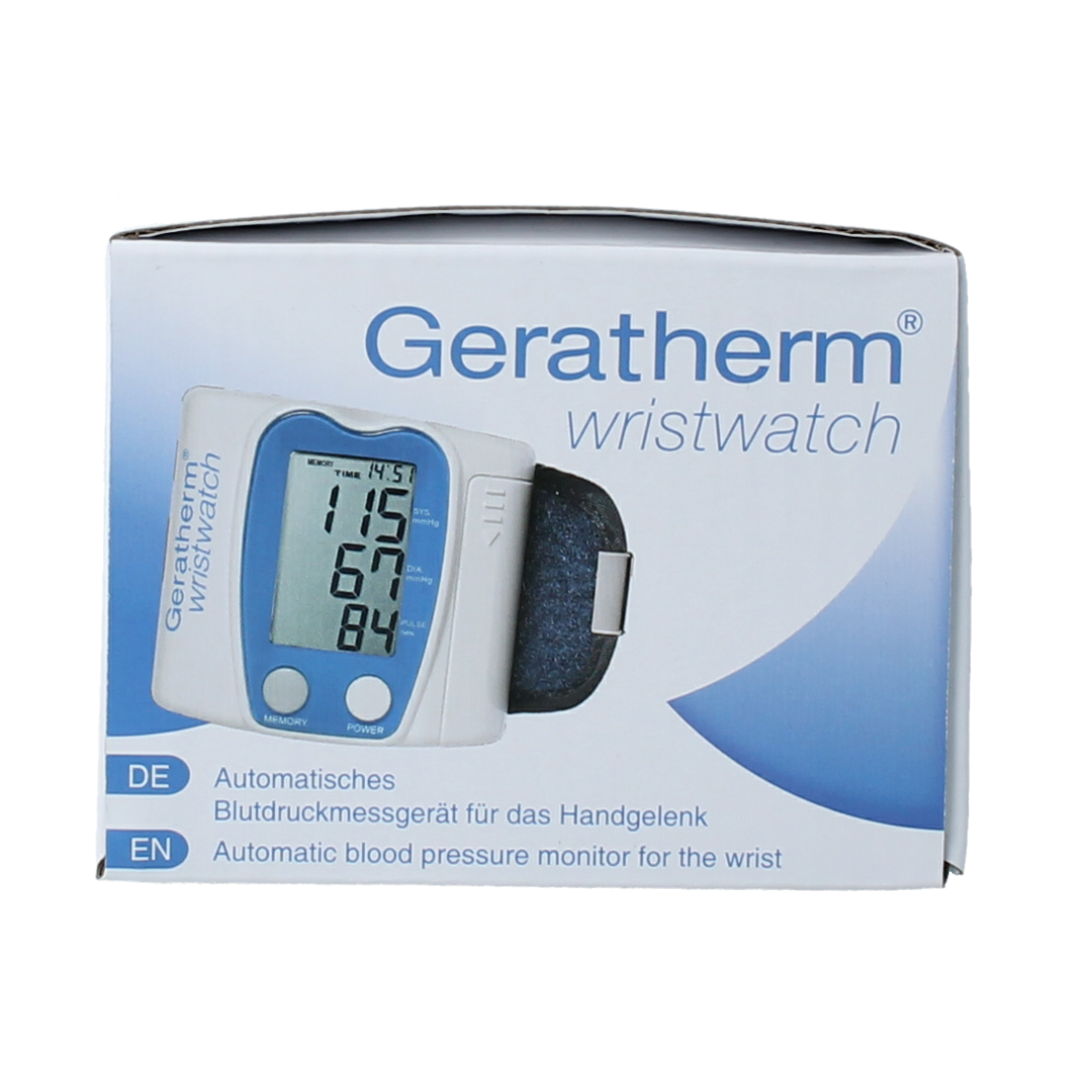 Geratherm Wristwatch bloeddrukmeter pols 1.00 Stuks