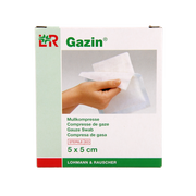 Gazin Gaaskompres 5 x 5cm steriel 5 x 2 10.00 Stuks