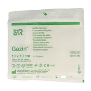 Gazin Gaaskompressen 10 x 10cm steriel 10 Stuks