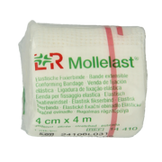 Mollelast Elastisch hydrofiel windsel 4m x 4cm 1.00 Stuks