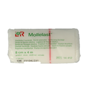 Mollelast Elastisch hydrofiel windsel 4m x 8cm 1.00 Stuks