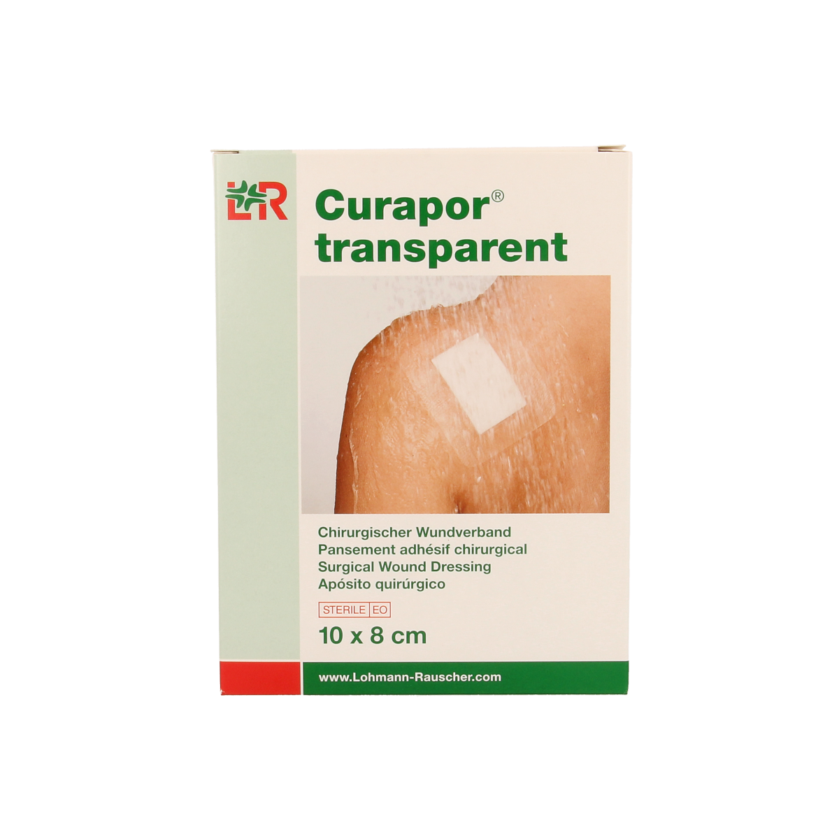 Curapor Transparant 10 x 8cm steriel 5.00 Stuks