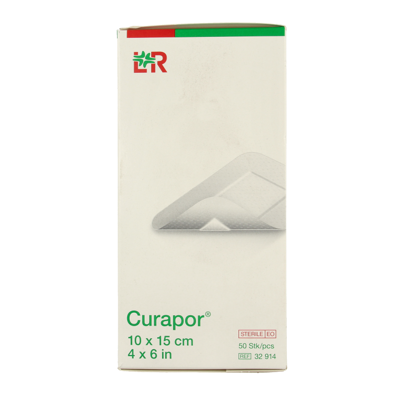 Curapor Wondpleister 10 x 15cm steriel 50 Stuks
