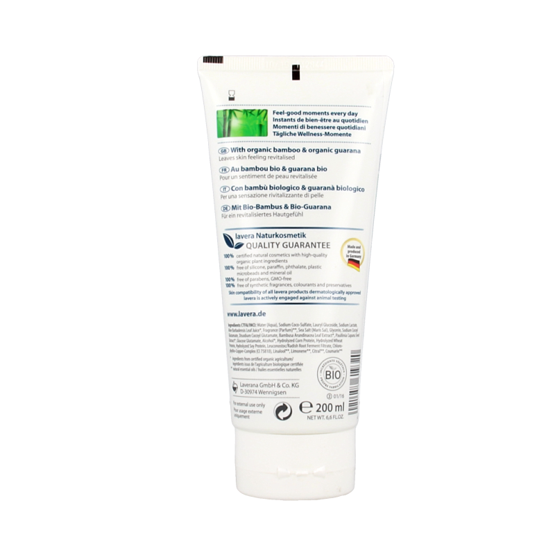 Lavera Men sensitiv douchegel showergel 3-in-1 200 Milliliter