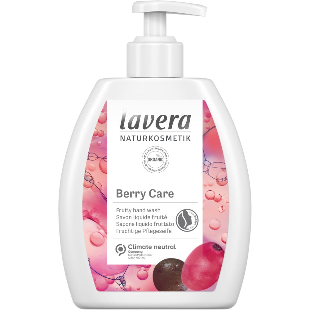 Lavera Handzeep/savon liquide berry care bio 250 Milliliter