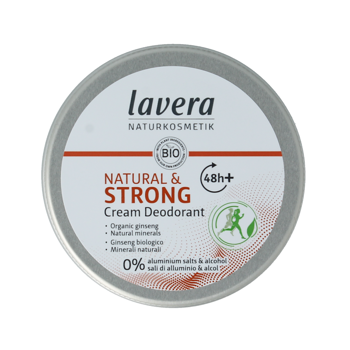 Lavera Deodorant creme/cream natural & strong bio 50.00 Milliliter