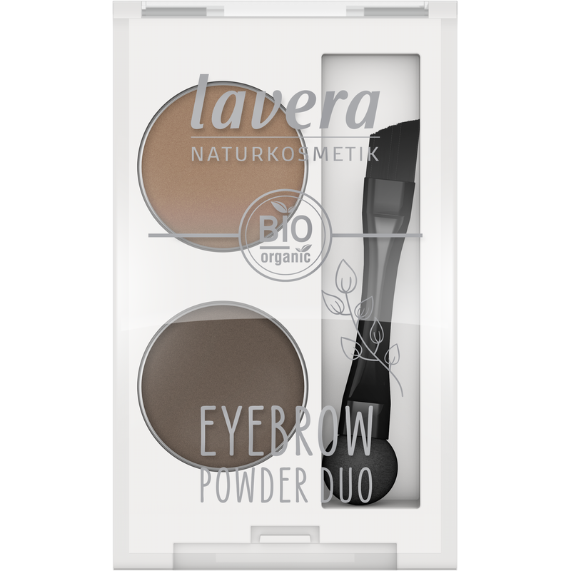 Lavera Eyebrow powder duo 1 Stuks