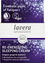 Lavera Re-Energizing sleeping cream nachtcreme bio 50.00 Milliliter