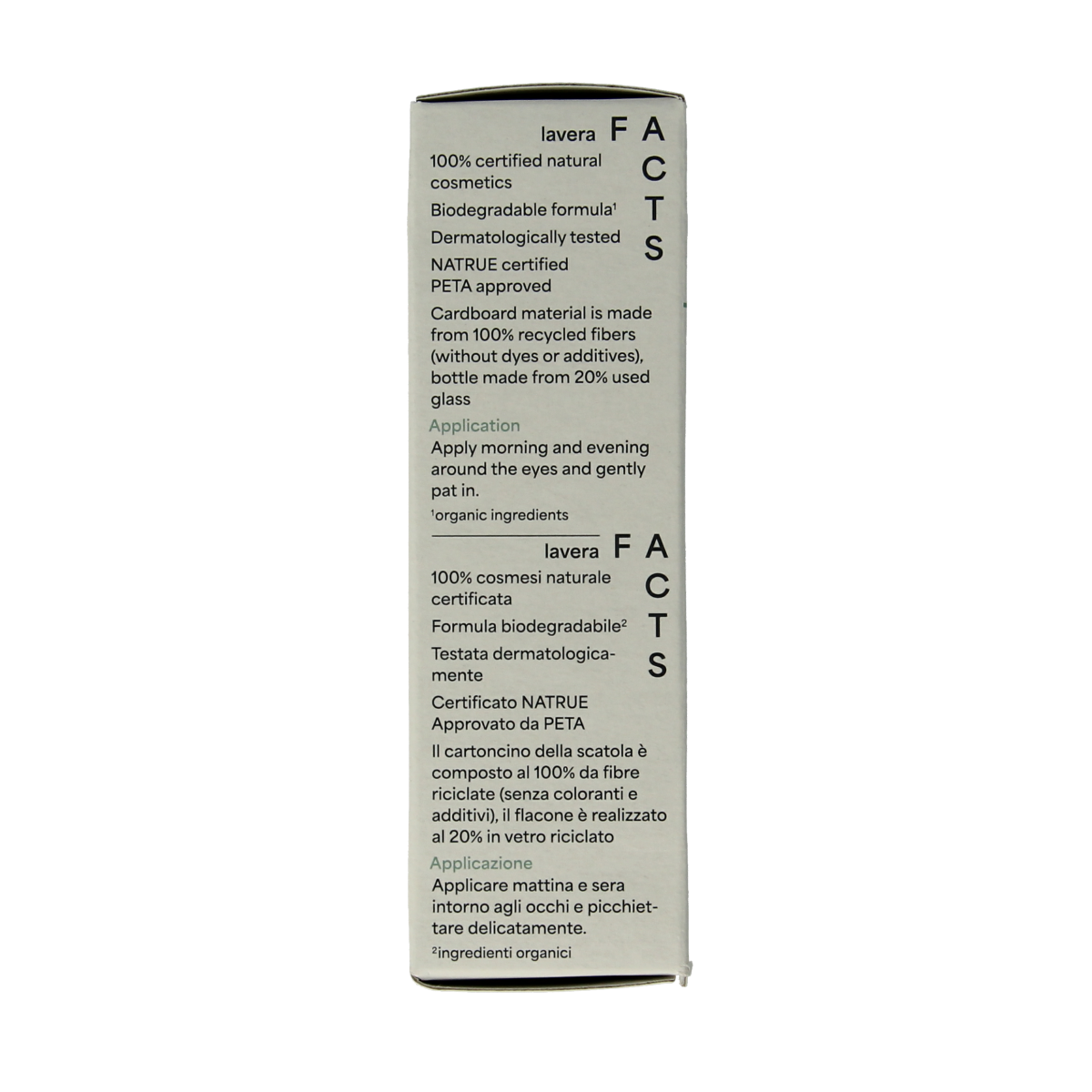 Lavera Barrier balance eye cream bio 15.00 Milliliter