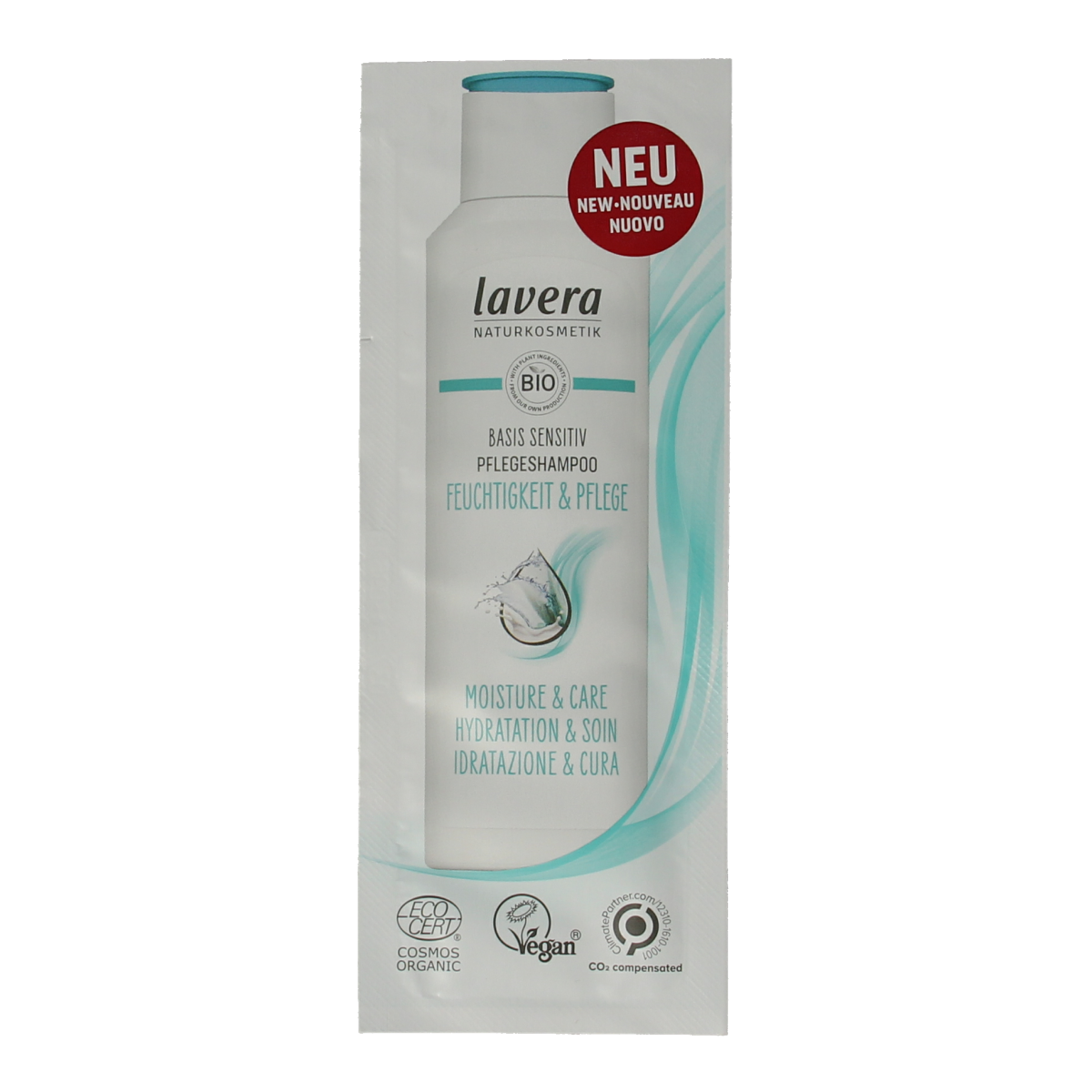 Lavera Basis Sensitive shampoo moisture & care sample 50.00 Stuks