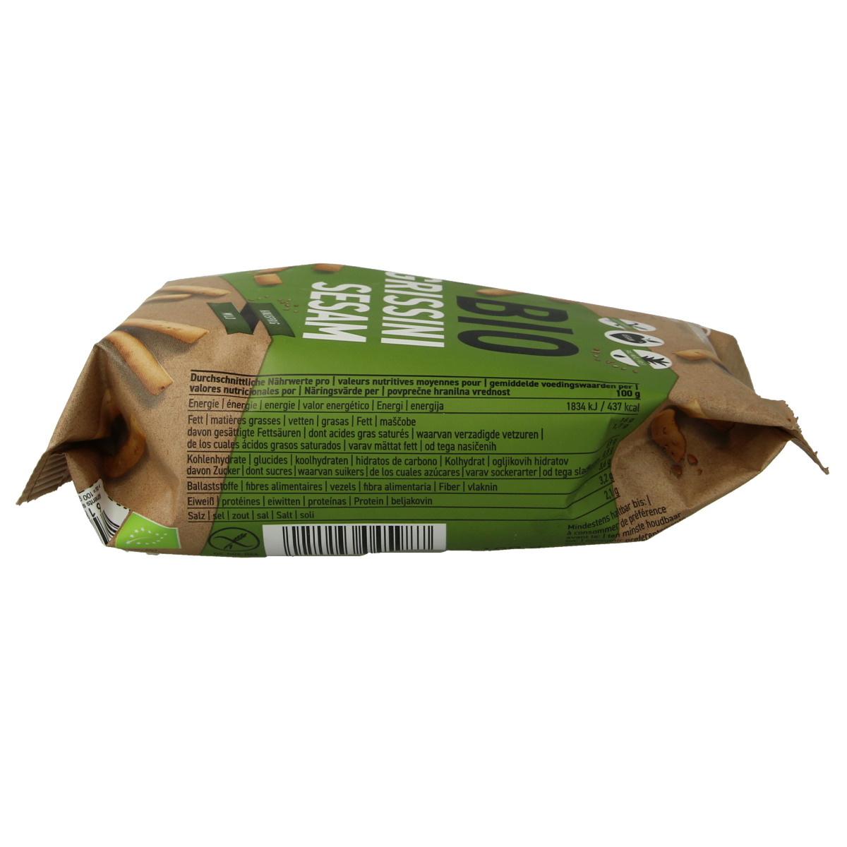 Schnitzer Grissini sesam glutenvrij bio 100.00 Gram