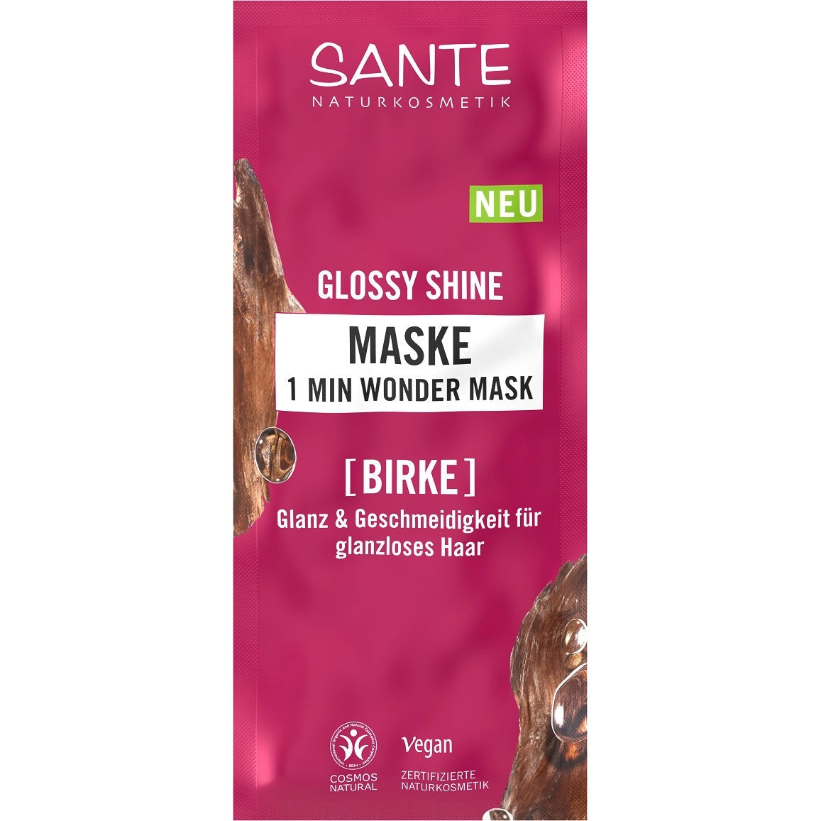 Sante Glossy shine 1 minuut wonder mask 20 Milliliter