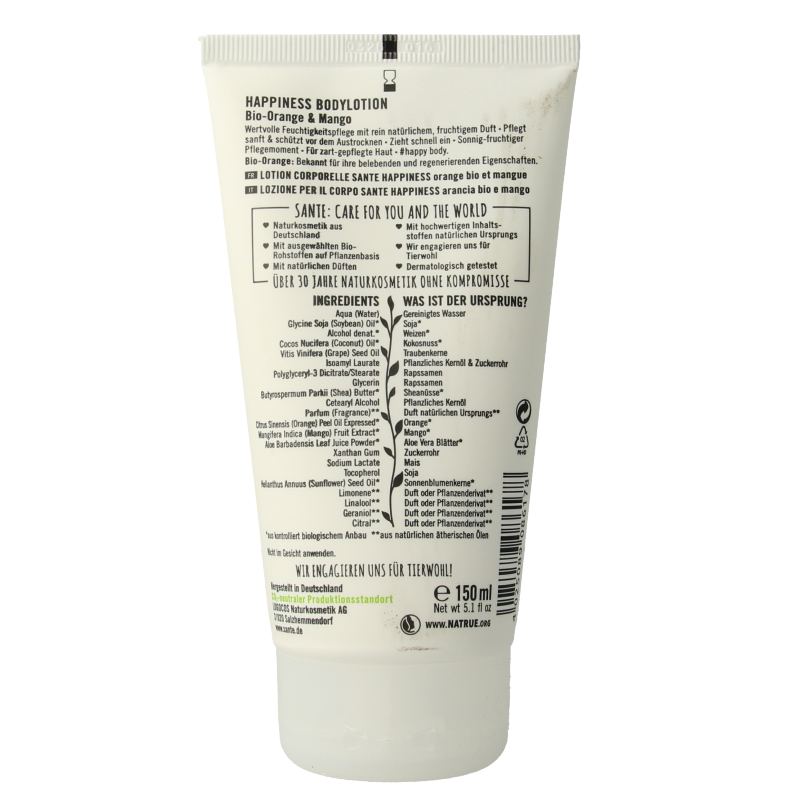 Sante Happiness bodylotion 150 Milliliter