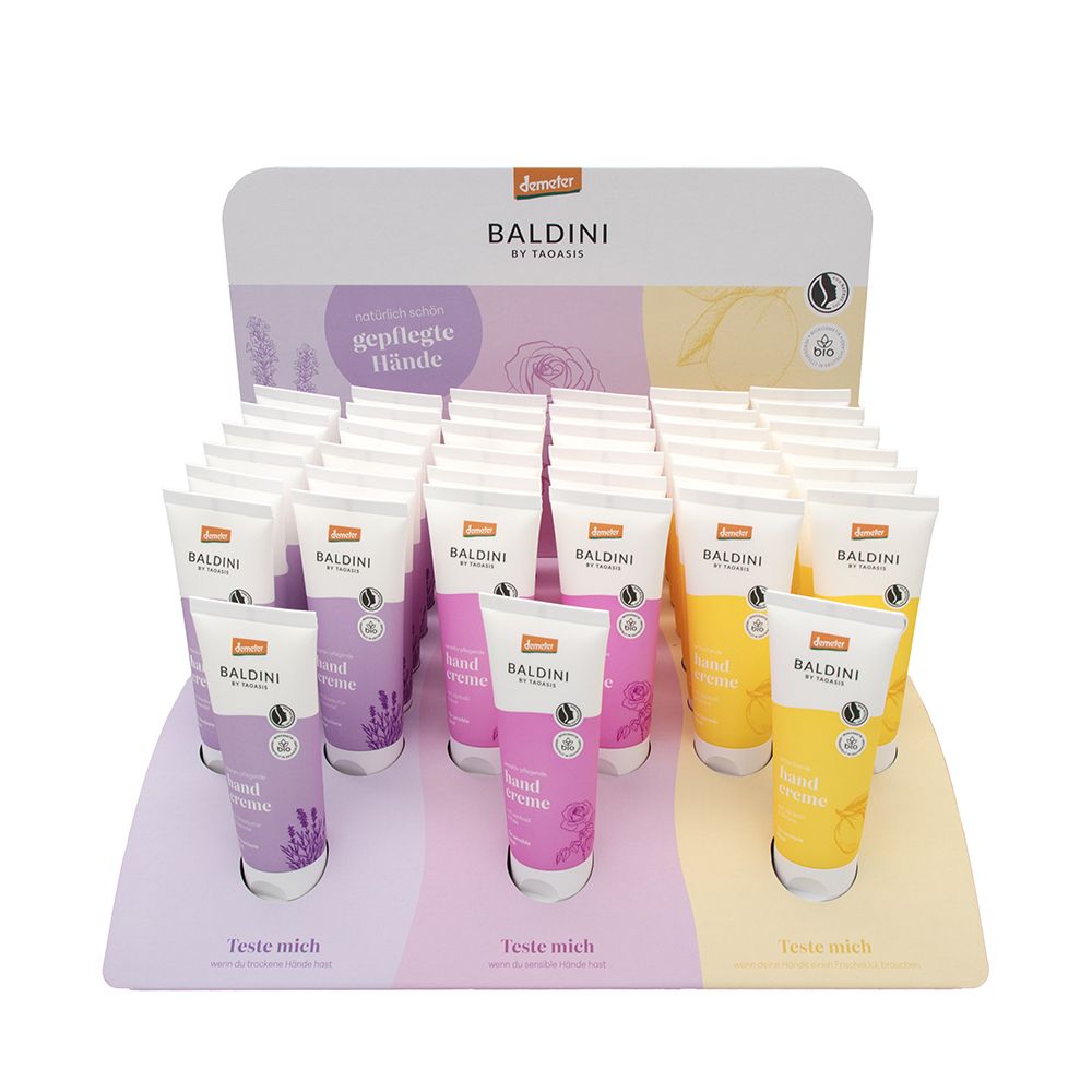 Baldini Handcreme display 3 x 12 stuks 1.00 Display