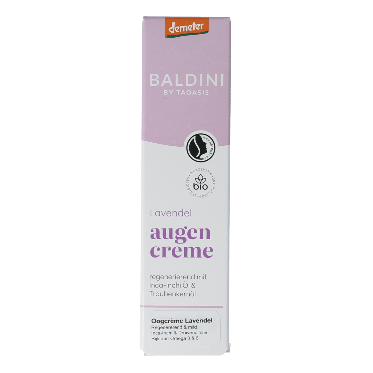 Baldini Oogcreme lavendel regenererend bio demeter 15.00 Milliliter