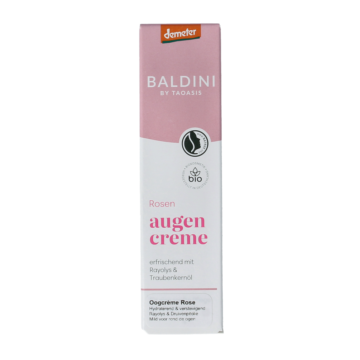 Baldini Oogcreme regenererend rose bio demeter 15.00 Milliliter
