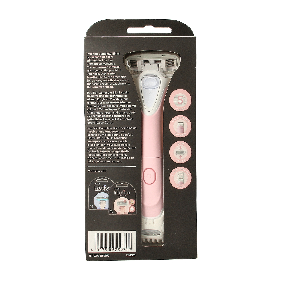 Wilkinson Intuition complete bikini scheersysteem & trimmer 1.00 Stuks