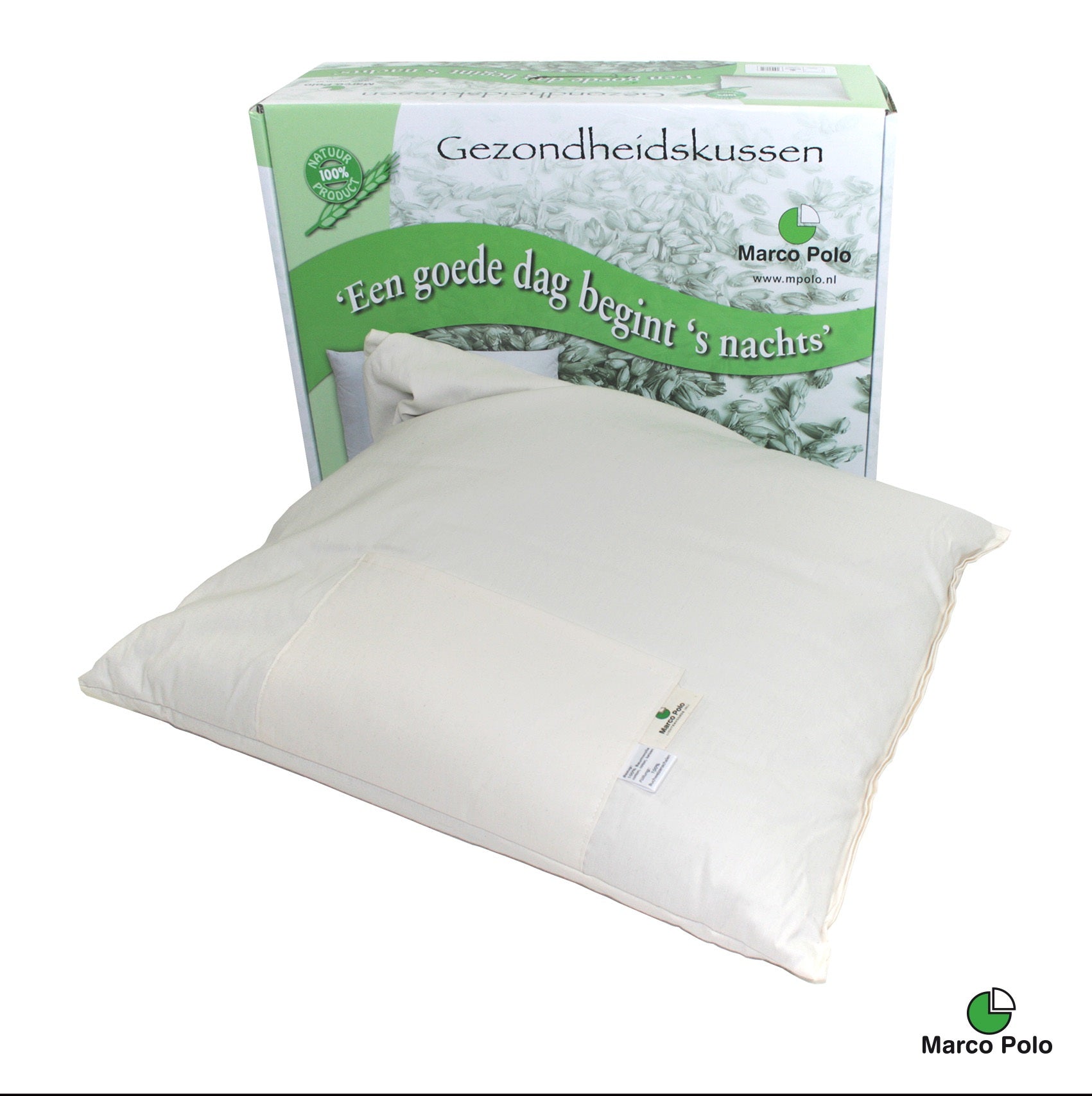 Marco Polo Boekweit kussen 50 x 60cm met ritssluiting 1.00 Stuks