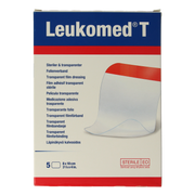 Leukomed Transparant wondverband T 8.0 x 10cm steriel  5 Stuks