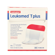 Leukomed Transparant wondverband T plus 7.2 x 5cm 50.00 Stuks