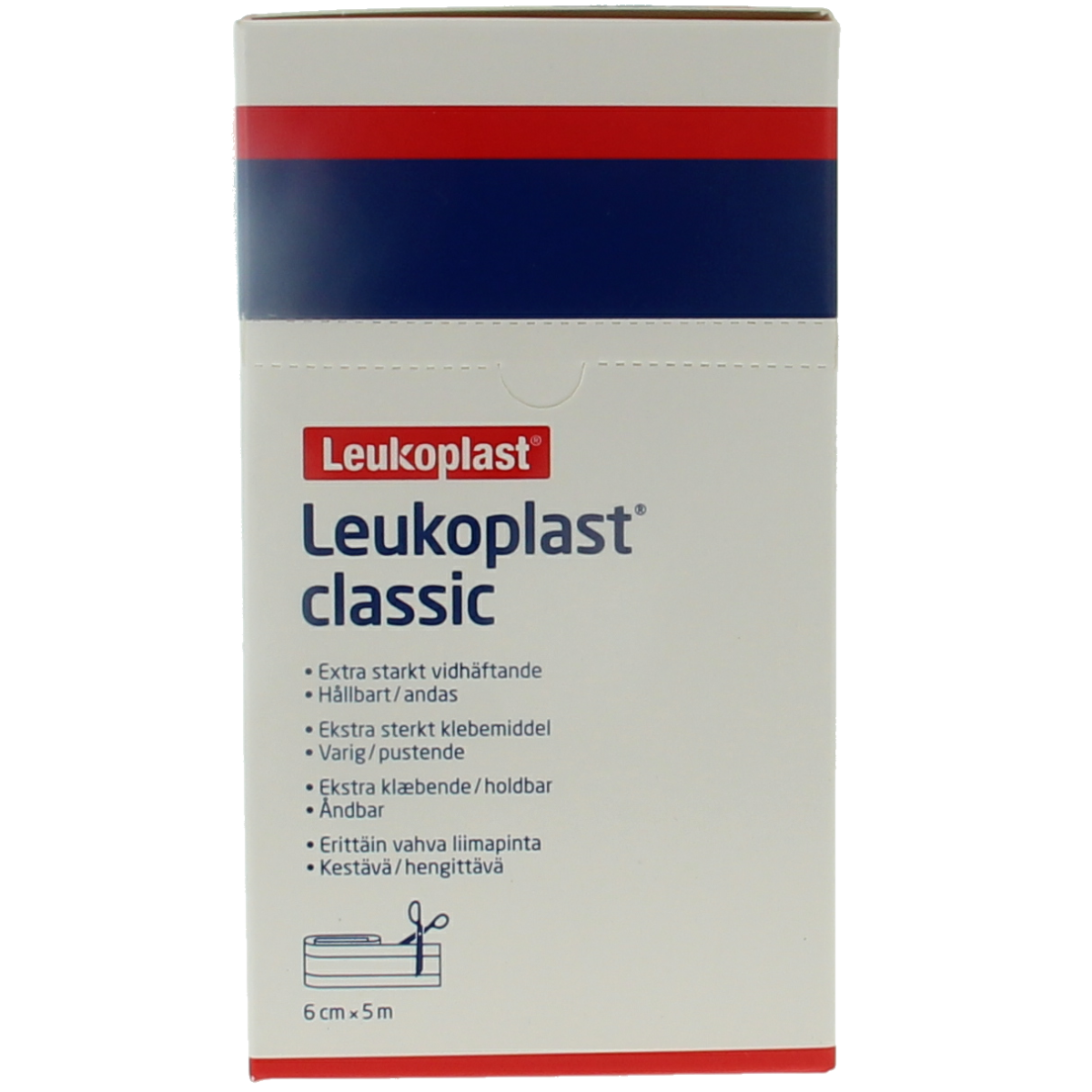 Leukoplast Classic 5m x 6cm 1.00 Stuks