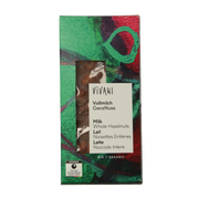 Vivani Chocolade melk met hele hazelnoten bio 100.00 Gram